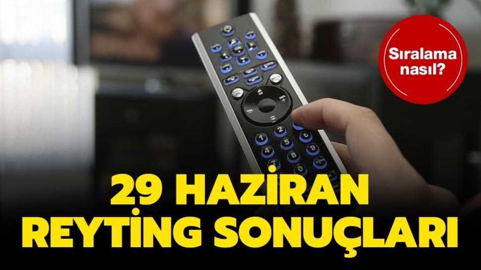 29 Haziran 2020 tarihli reyting sonuçları açıklandı!