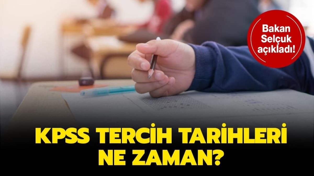 KPSS 2020 tercih tarihleri ne zaman" KPSS tercihleri iin tarih belli oldu!