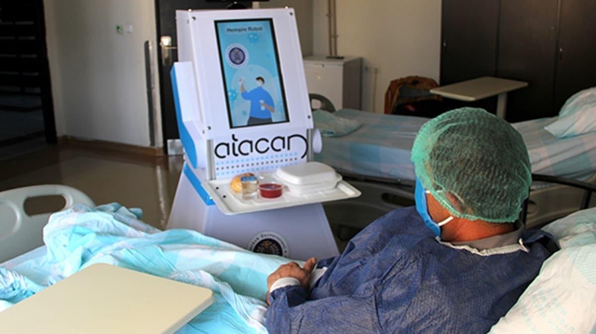 Korona hastalarnn yeni bakcs robot hemire 'Atacan'
