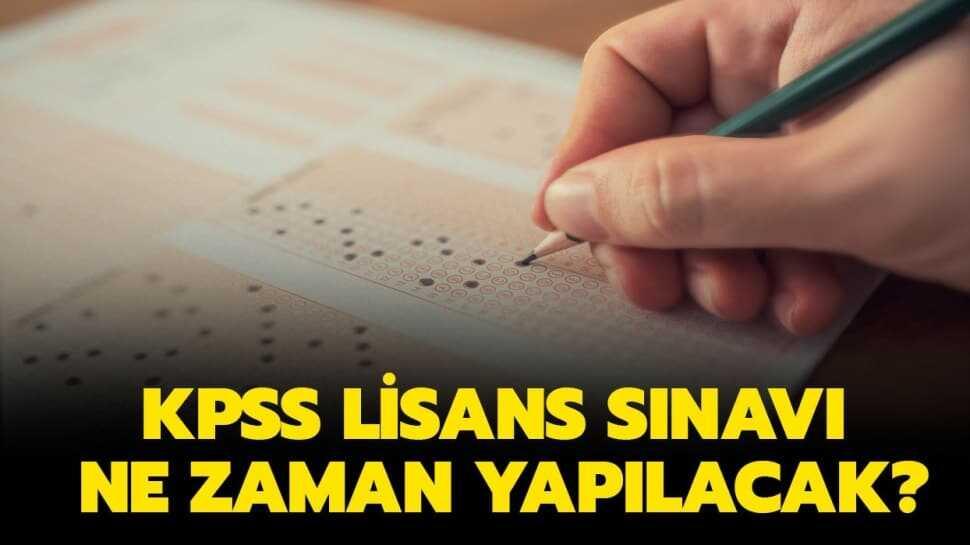 2020 KPSS lisans sınav tarihi belli oldu! KPSS lisans sınavı ne zaman yapılacak"
