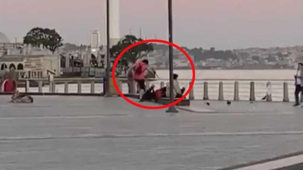 Üsküdar'da kadından sevgilisine meydan dayağı