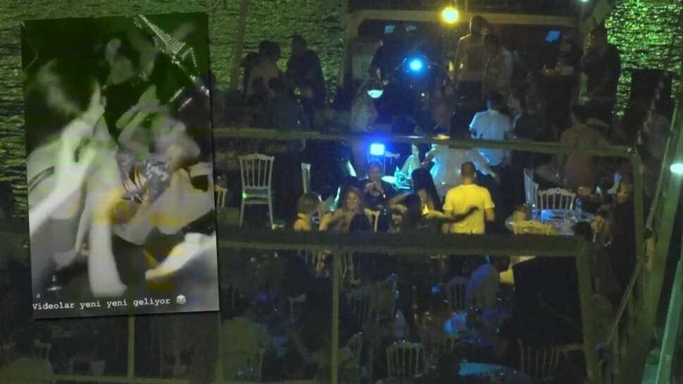 Koronavirüse aldırmadan Haliç'te yat partisi düzenlediler