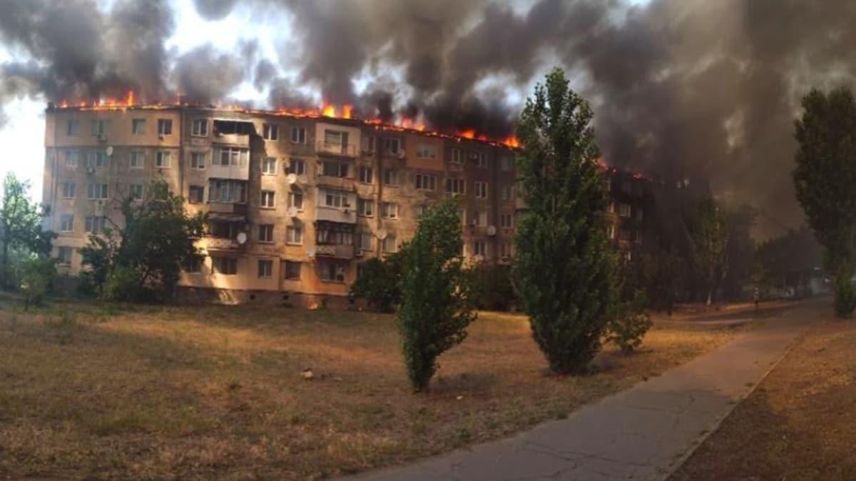 Ukrayna'da eiyle tartan kii binay atee verdi