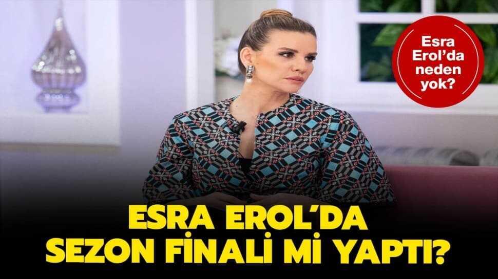 Esra Erol'da bugün neden yok, bitti mi" Esra Erol'da sezon finali mi yaptı"