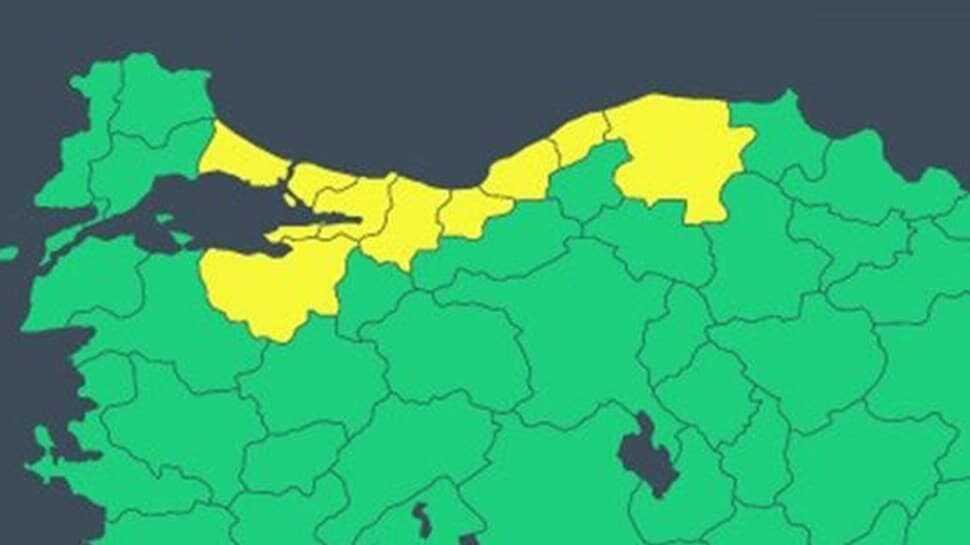 Meteoroloji'den İstanbul dahil 9 il için 'sarı' uyarı