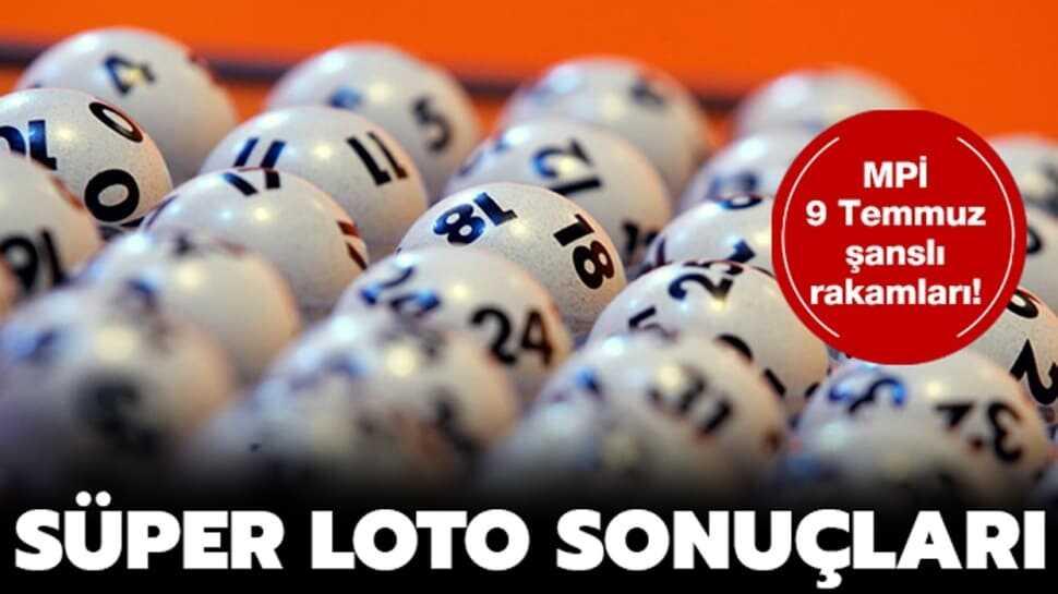 Süper Loto sonuçları 9 Temmuz 2020