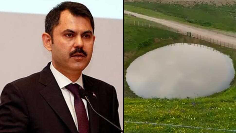 Bakan Kurum paylaştı... 'Bu video bugün Gümüşhane Dipsiz Göl'de çekildi'