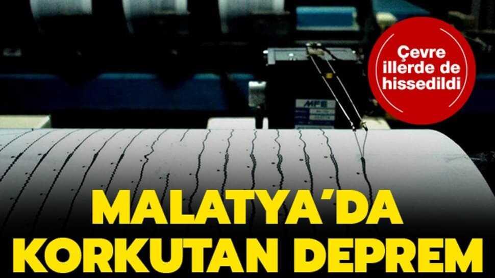Malatya'da bir deprem daha!