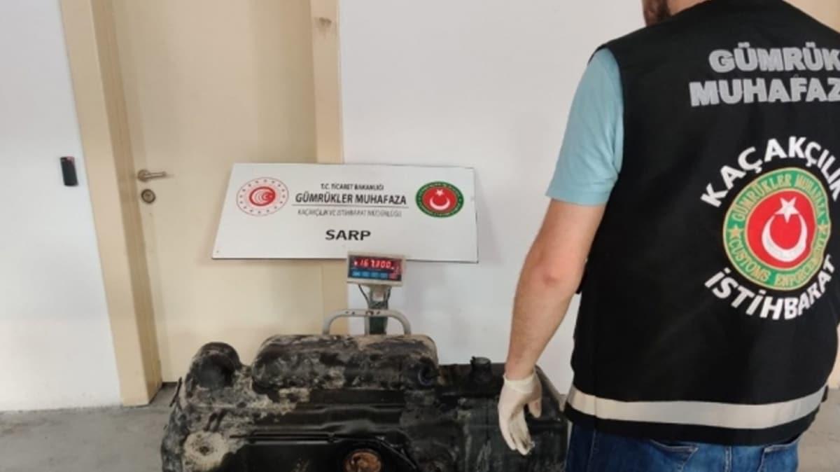 Sarp Gmrk Kaps'nda 153 kilogram bal ele geirildi  
