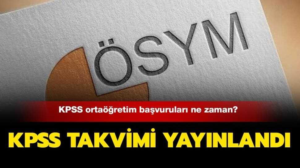 Lise KPSS için tarih belli oldu!