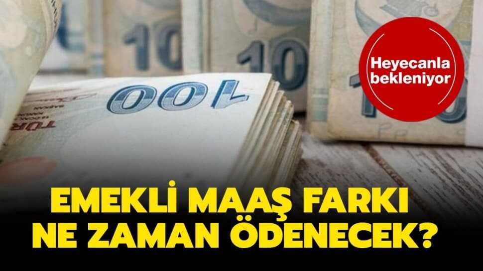 Emekli maaş farkı ödendi mi" Zamlı emekli ve memur maaşı yattı mı"