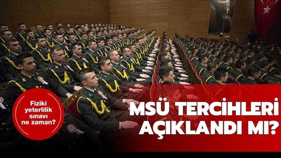 MSÜ tercihleri yapılacak mı" Mülakat tarihleri açıklandı mı"
