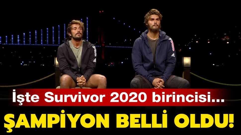Survivor birincisi Acun Ilıcalı tarafından açıklandı! Survivor 2020 şampiyonu kim oldu" Kim kazandı"