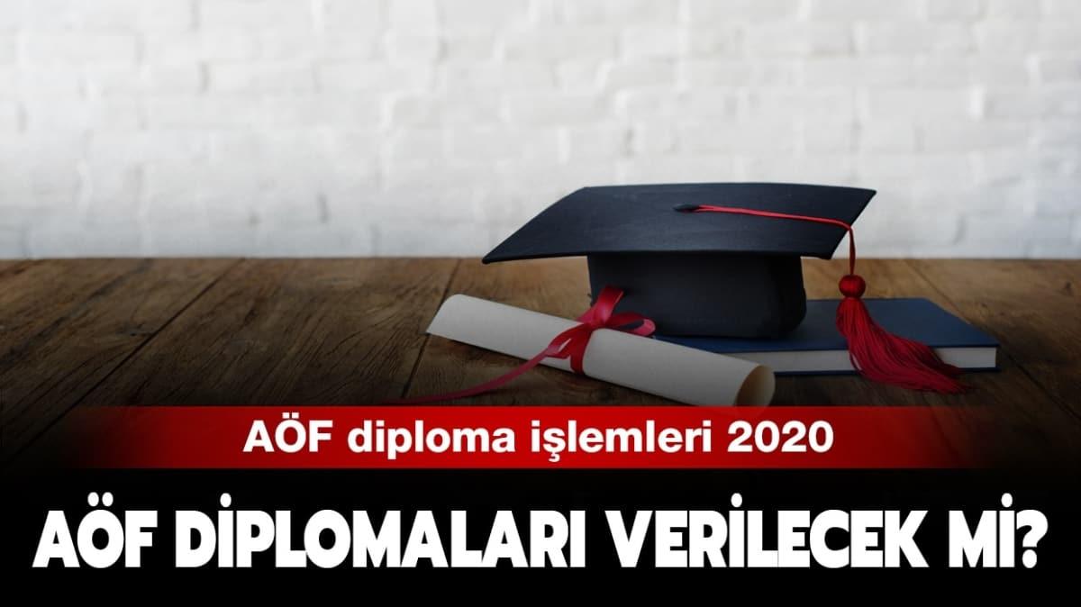 AF diploma sorgulama 2020: Bu sene diploma verilecek mi"