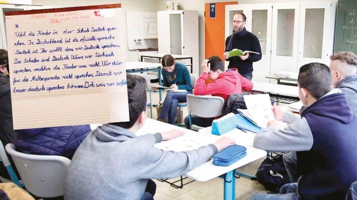 Alman retmenden  okulda Trkeye ceza! Hukuksuz karar yargya tanyor