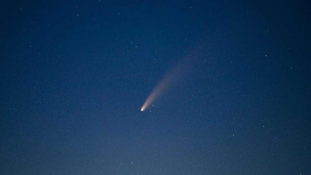 NASA tarafndan kefedilmiti... Neowise kuyruklu yldz Tekirda semalarnda grntlendi