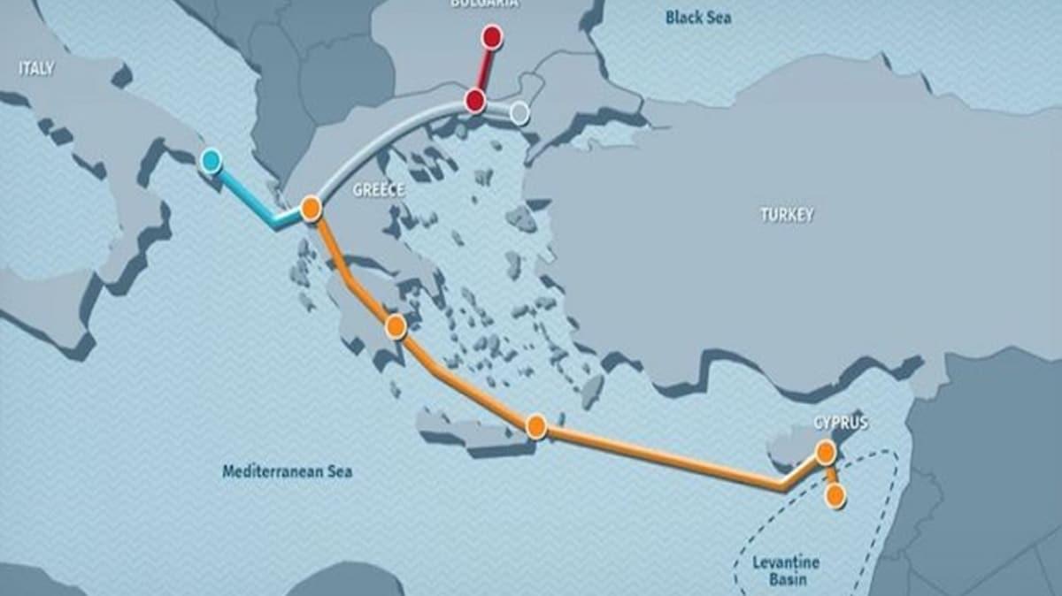 srail, D. Akdeniz doal gaz boru hattnn inas iin Yunanistan ve GKRY ile imzalanan anlamay onaylad