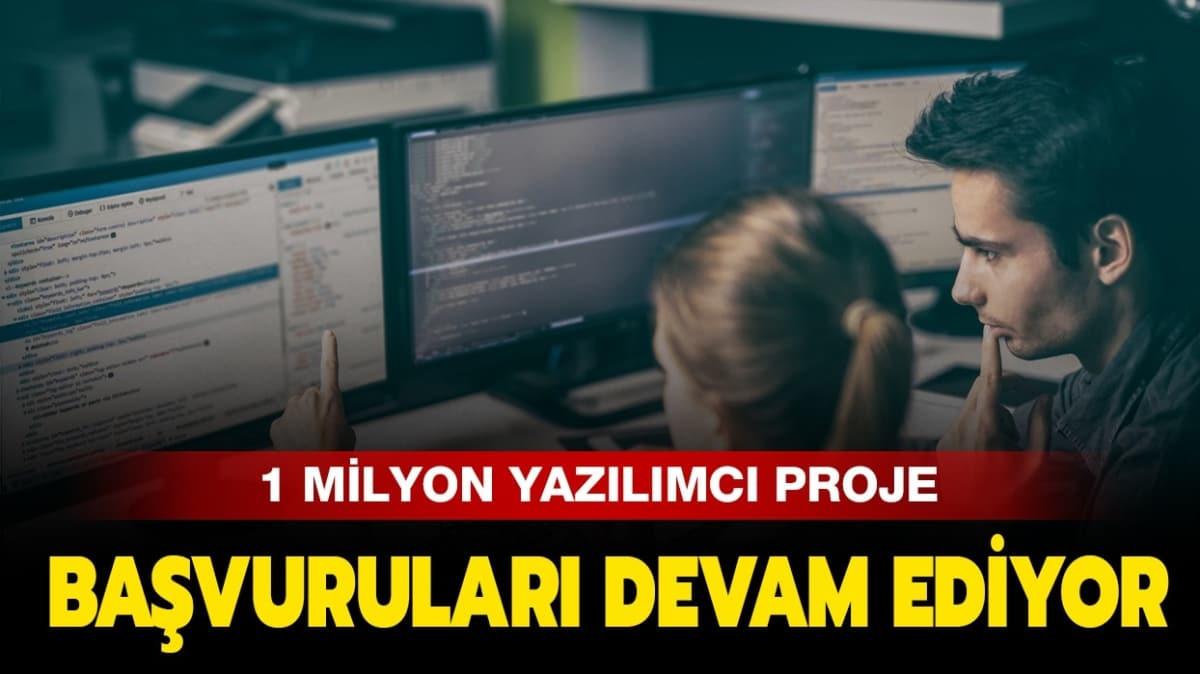 1 milyon yazlmc projesi nedir, bavuru nasl yaplr"