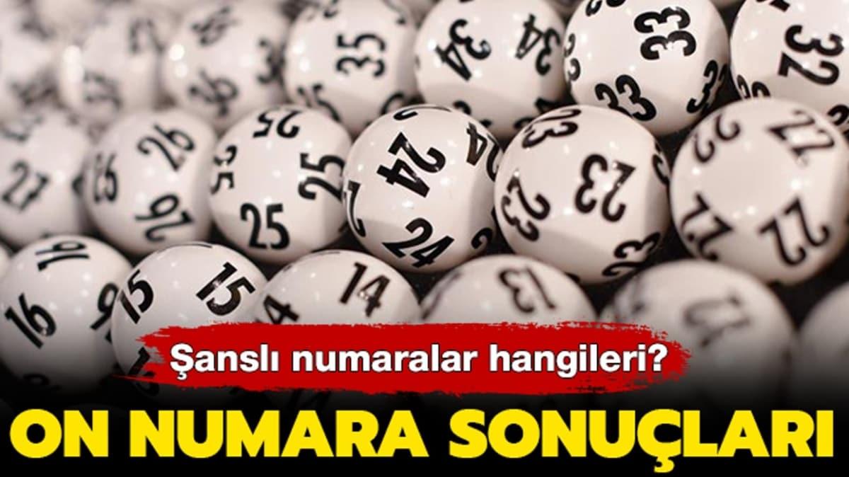 On Numara sonular 20 Temmuz 2020