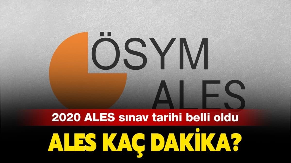 ALES ne zaman yaplacak" 