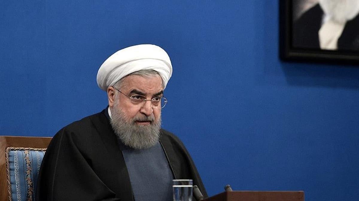 ran Cumhurbakan Ruhani, halkn zor bir sreten getiini dile getirdi