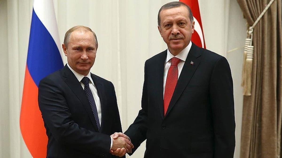 Bakan Erdoan, Putin ile grme gerekletirdi