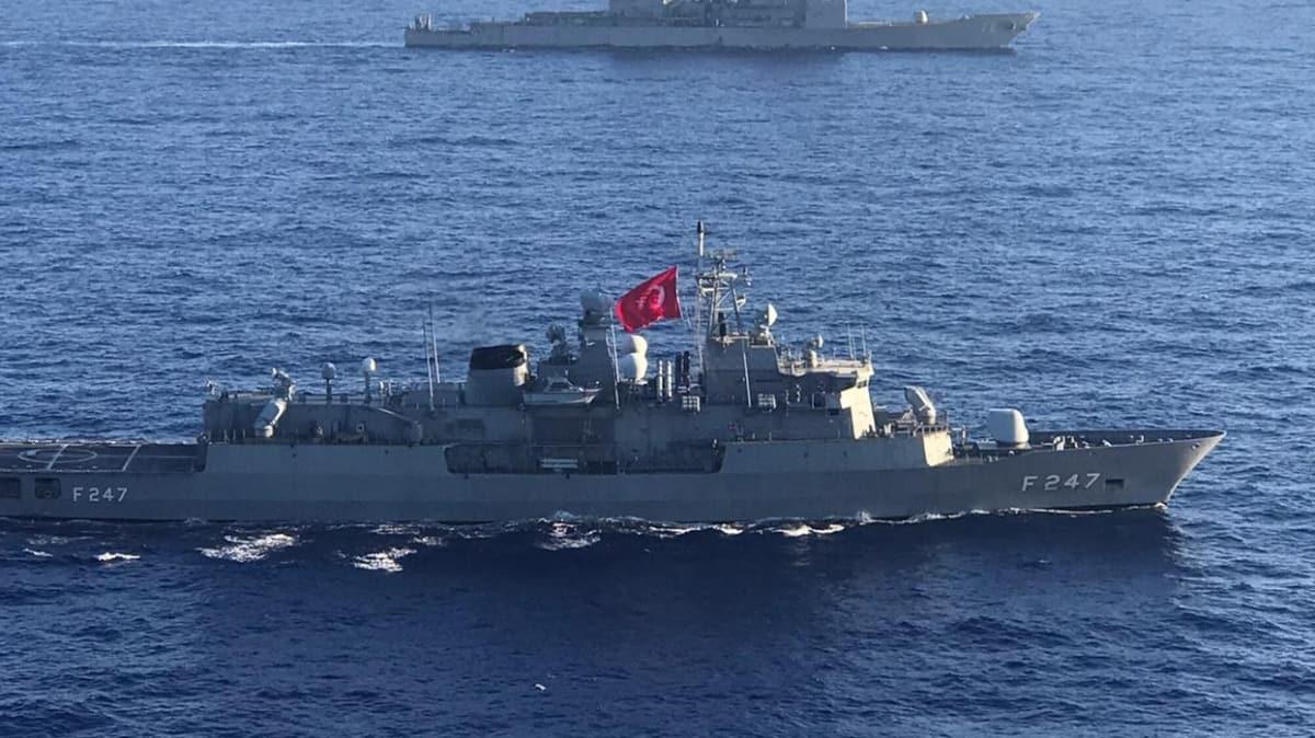 MSB: Akdeniz'de, Trkiye ve ABD'nin katlmyla deniz eitimi icra edildi