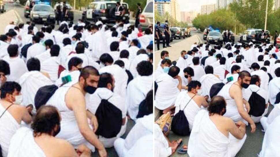 Mekke'de kaçak hacılara gözaltı