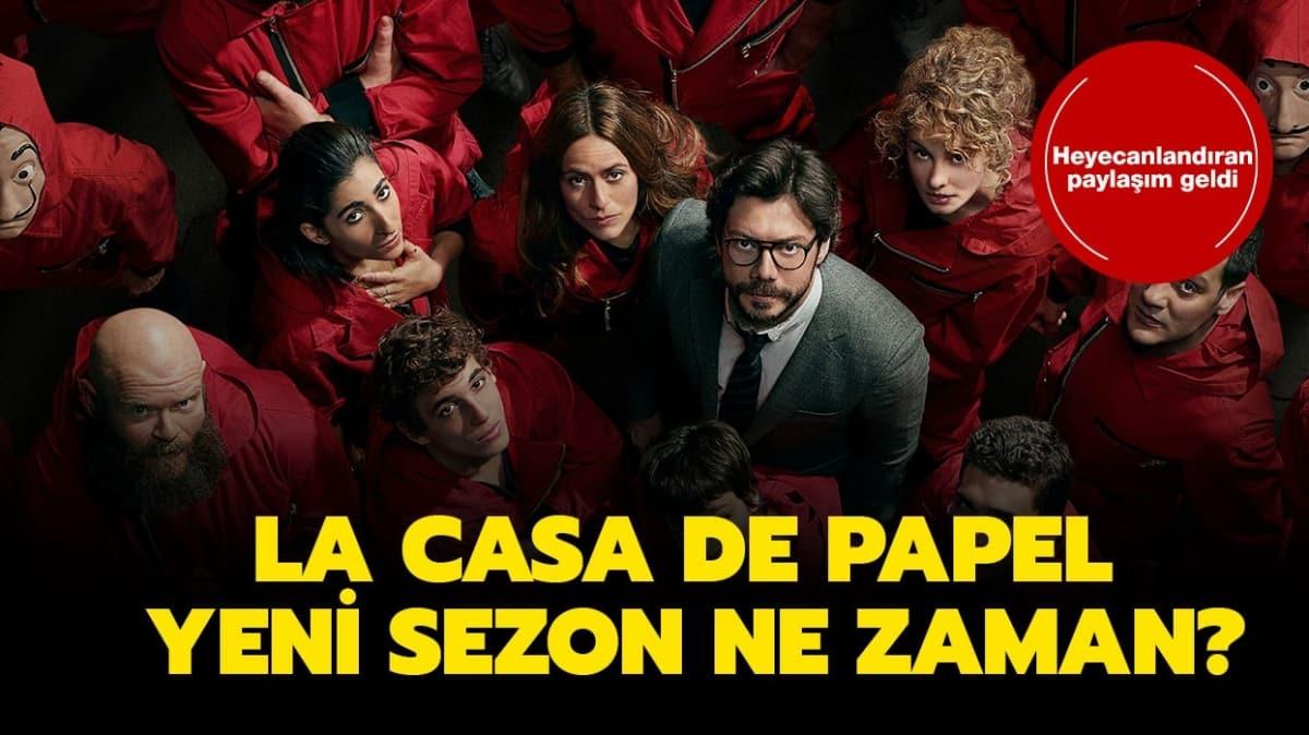 La Casa De Papel 5. sezon iin bekleyi sryor