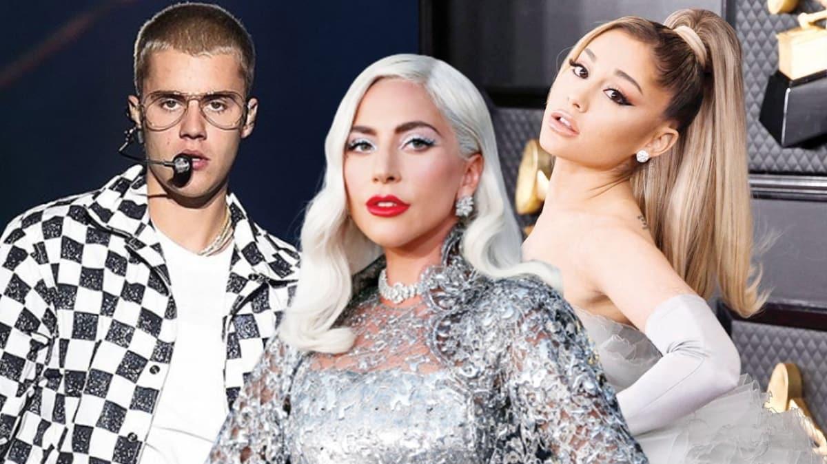 Justin Bieber, Ariana Grande ve Lady Gaga gibi dev isimler MTV Video Müzik Ödülleri'nde yarışacak