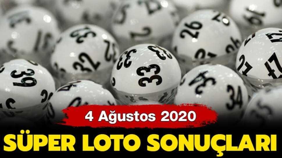 MPİ Süper Loto sonuçları 4 Ağustos 2020