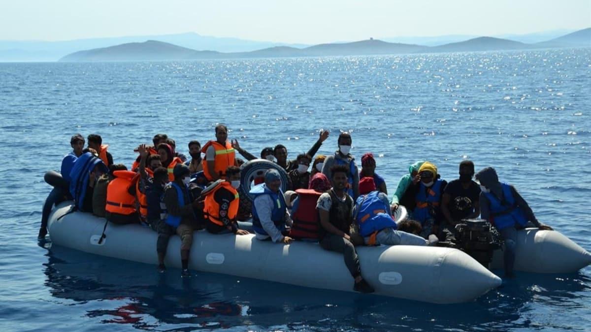 Yunanistan'n lme terk ettii 74 kaak gmeni Sahil Gvenlik kurtard