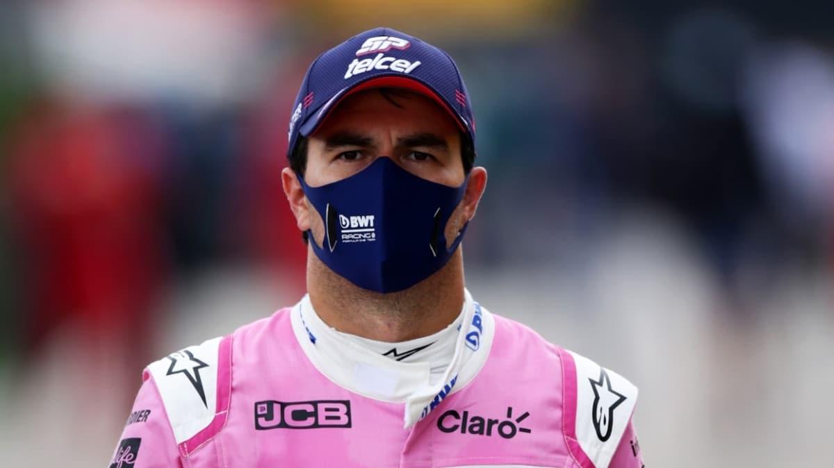 Formula 1 pilotu Sergio Perez'in koronavirs testi ikinci kez pozitif kt