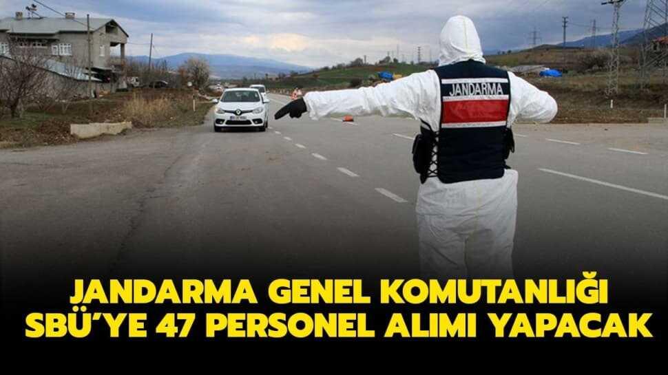 JGK SBÜ personel alımı ne zaman" Jandarma Genel Komutanlığı SBÜ personel alım şartları nedir"