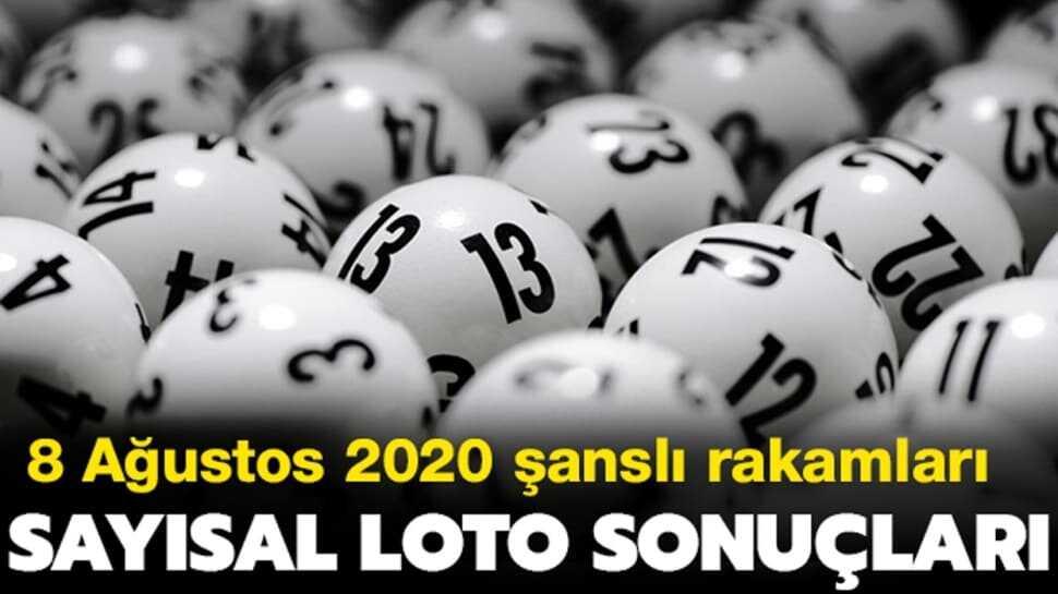 MPİ Sayısal Loto sonuçları 8 Ağustos 2020