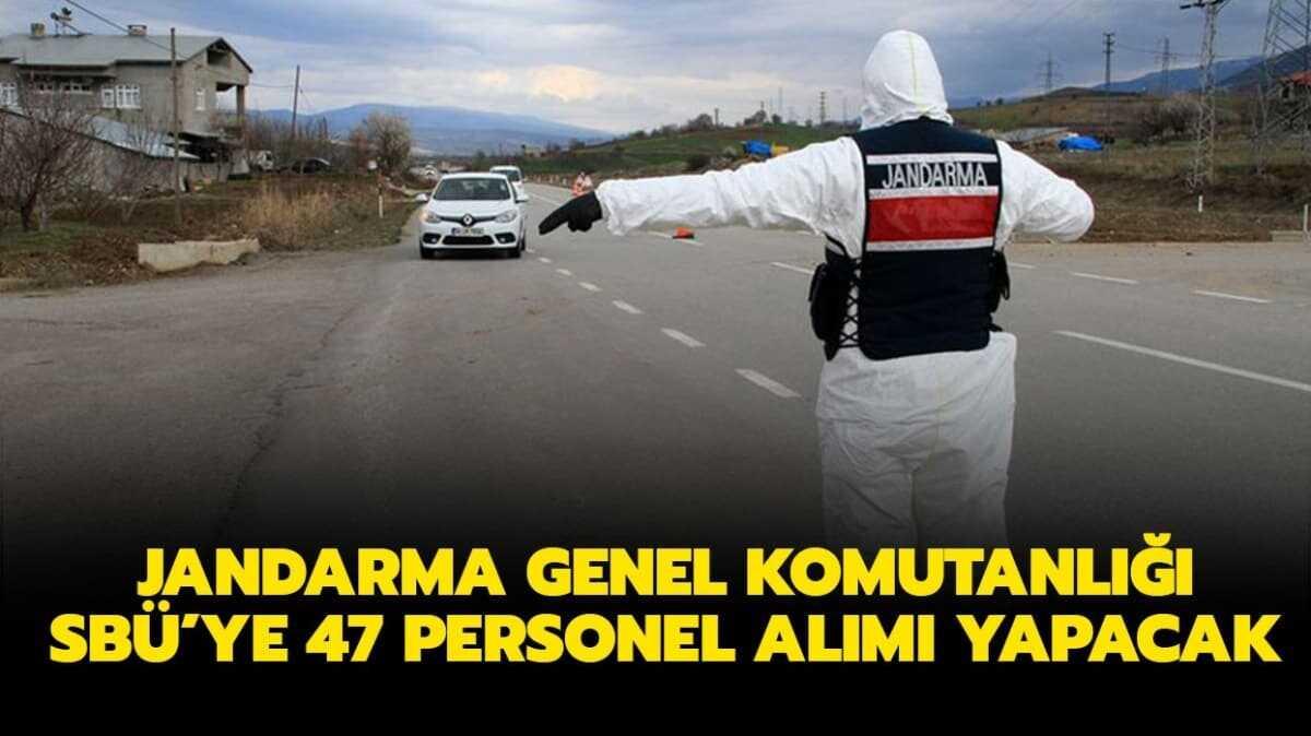 JGK SB personel alm ne zaman" Jandarma Genel Komutanl SB personel alm artlar nedir" 