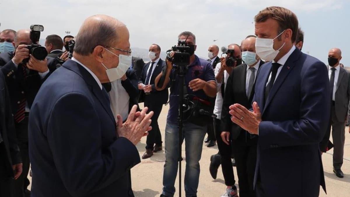 Araplar'dan Macron'a tepki yad: Lbnan hala kendine bal bir kym gibi davranyor