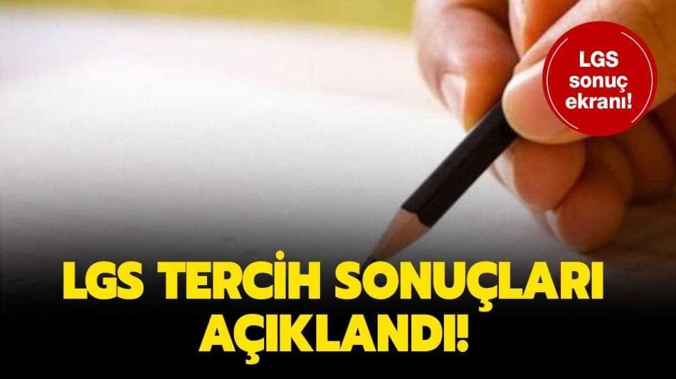 Lise LGS tercih sonuçları e-okul sorgulama sayfası sizlerle: LGS yerleştirme tercih sonuçları açıklandı!