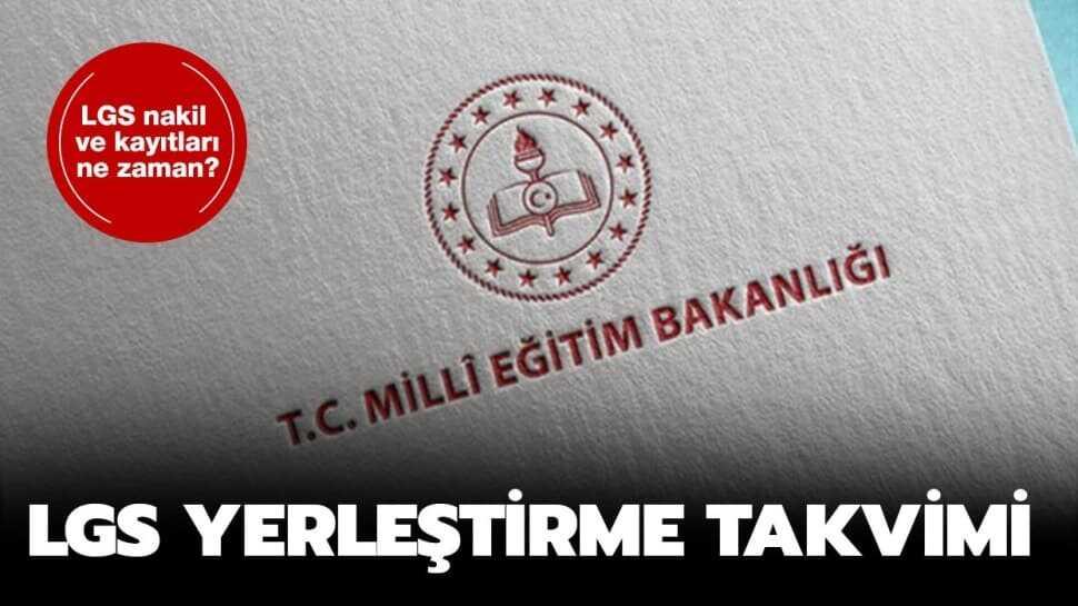 LGS yerleştirme işlemleri nasıl yapılacak"