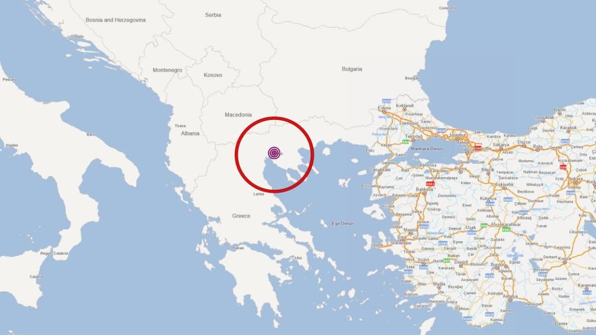 Yunanistan'da 4.3'lk deprem meydana geldi