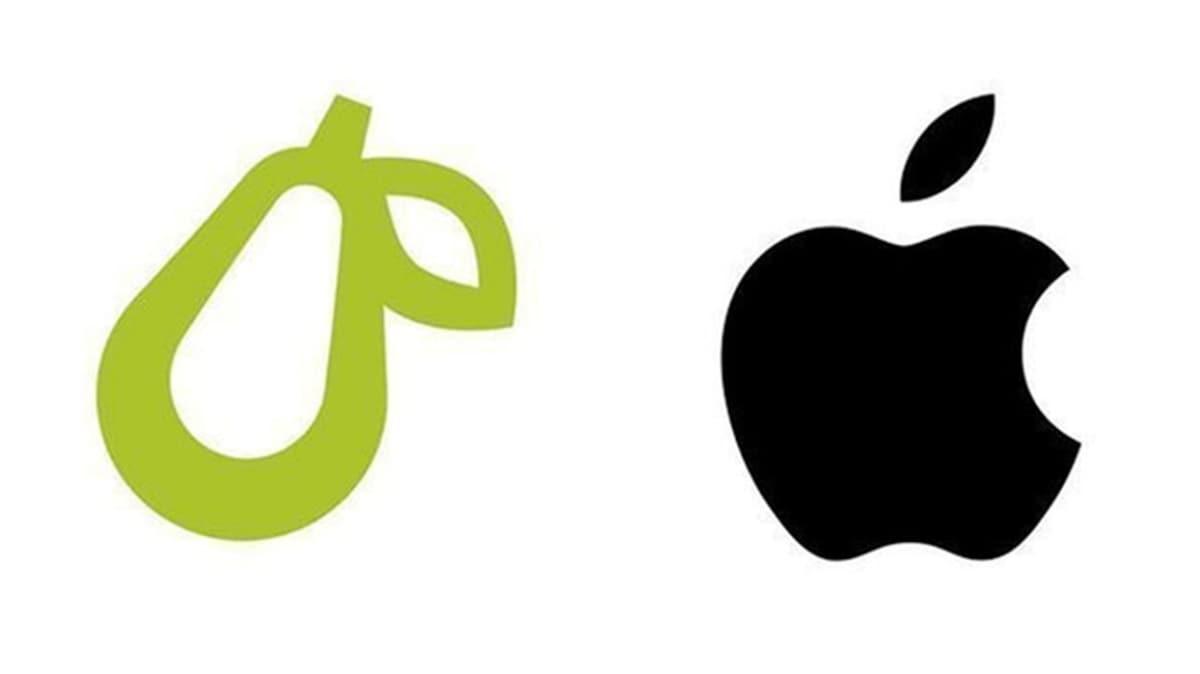 Apple'dan logo benzerliine yasal ilem! Elmayla armutu kartrmayn