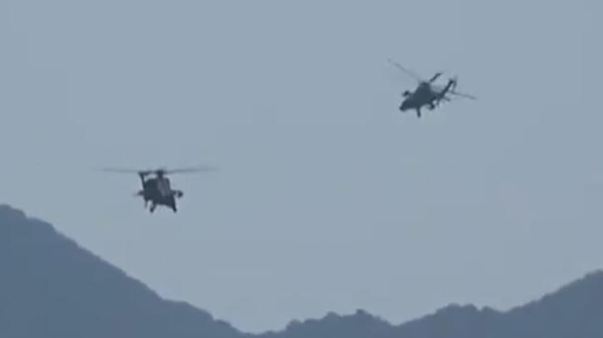 Türkiye sahadaki etkisini göstermeye başladı... Türk helikopterleri havalandı