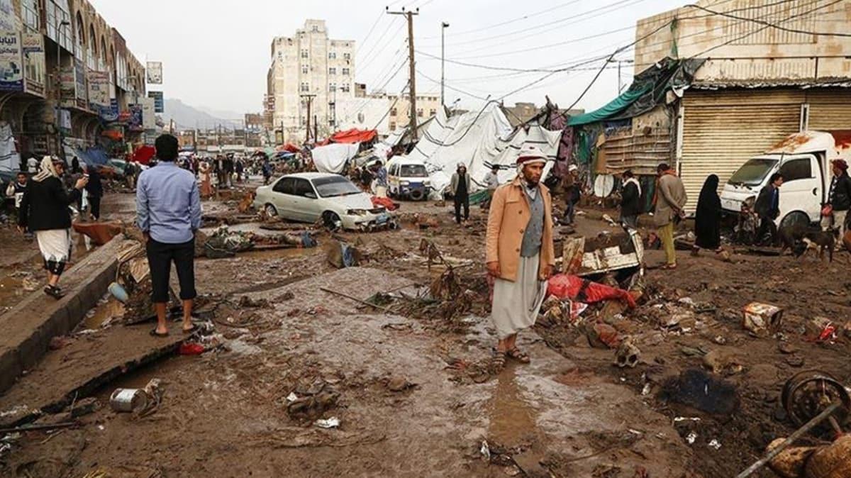 Yemen'deki sel nedeniyle 174 kii hayatn kaybetti