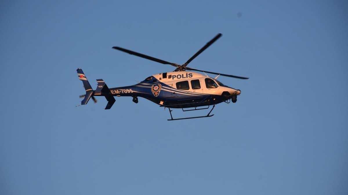 orlu'da helikopter destekli uyuturucu operasyonunda 14 kii gzaltna alnd