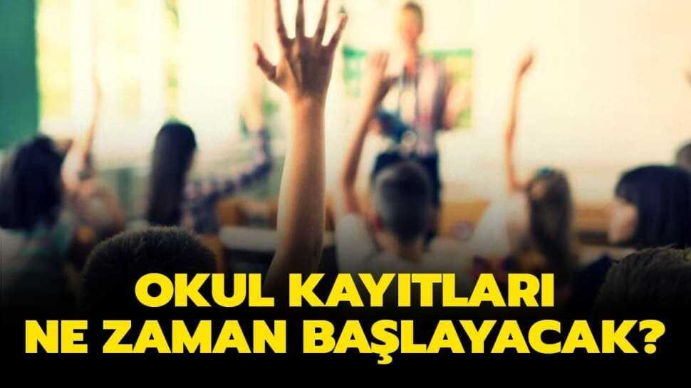 Okul kayıtları ne zaman başlayacak" İlkokul ortaokul e okul kayıt sorgulama sayfası