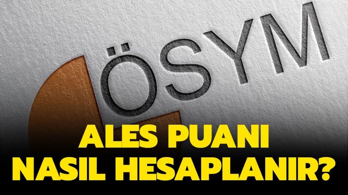 ALES puan hesaplamas nasl yaplyor" ALES saysal szel puan nasl hesaplanacak" 