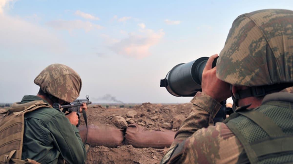 MSB: Zeytin Dal blgesinde 8 PKK/YPG'li terrist gzaltna alnd