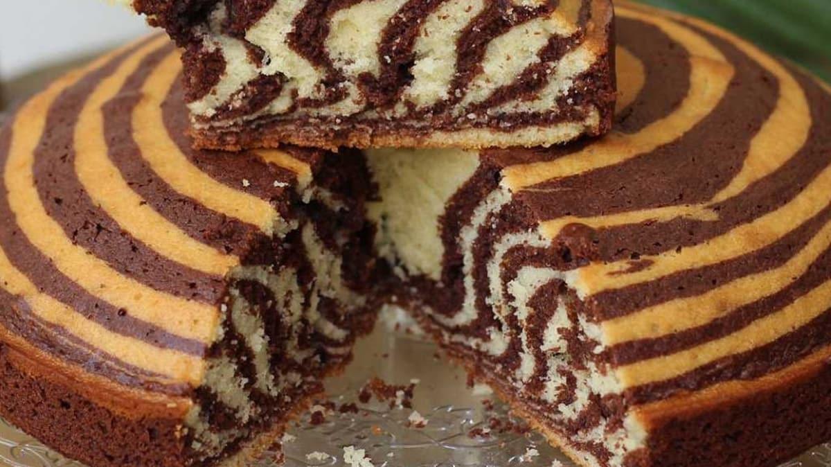 ay yanna ba dndren lezzet: Zebra kek! Zebra kek tarifi ve malzemeleri