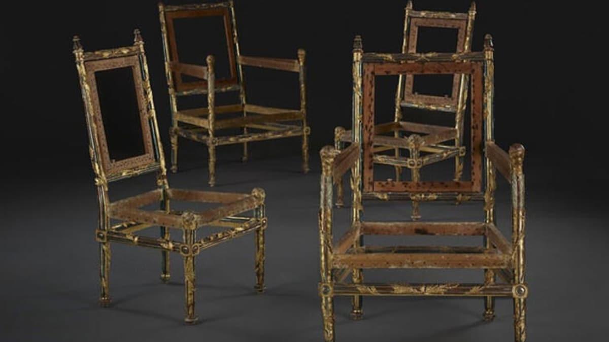 Servet deerinde: 1778 ylnda yaplan 4 krk ve eski sandalye 1 milyon ngiliz pounduna satld