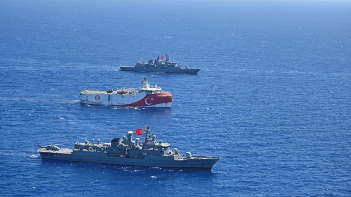 MSB: Oruç Reis sismik araştırma gemisine Türk Deniz Kuvvetleri refakat ediyor